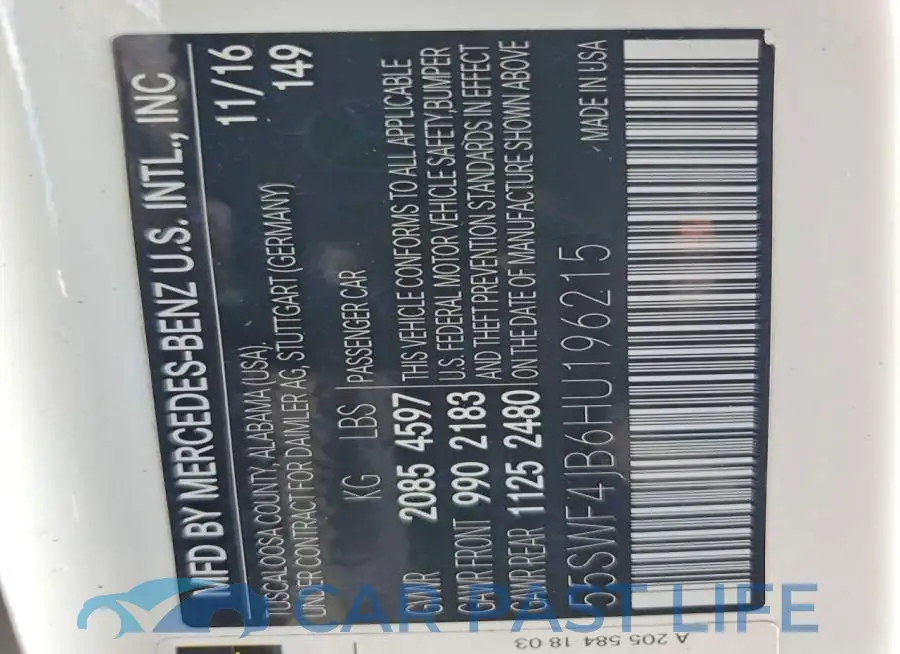 55SWF4JB6HU196215# 12