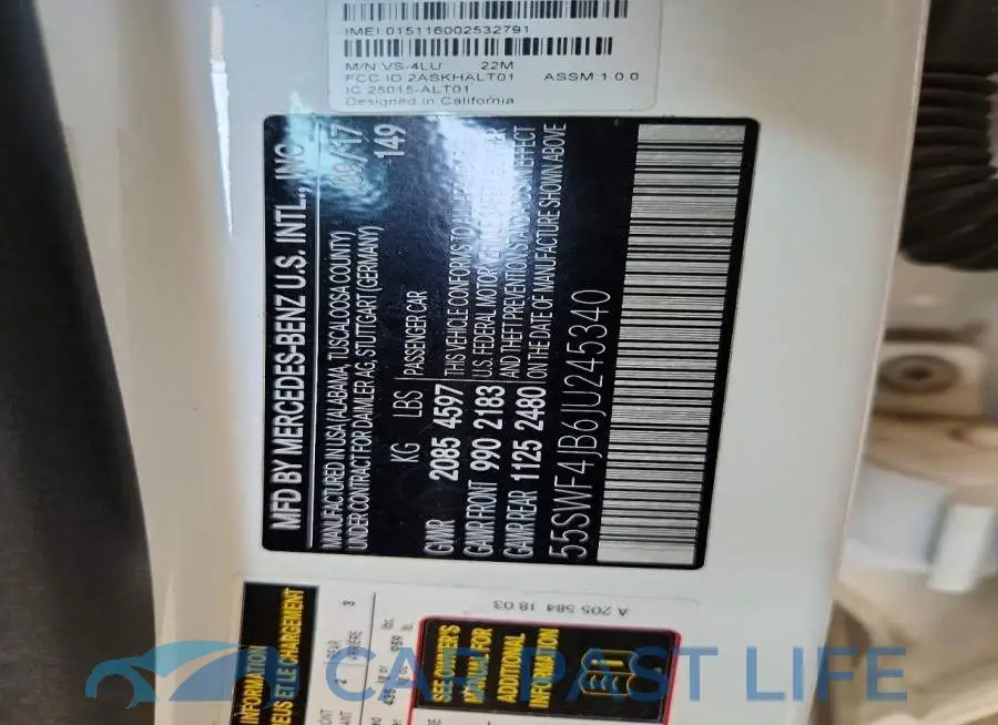 55SWF4JB6JU245340# 12