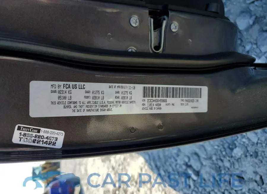 2C3CDXHG5KH558666# 13
