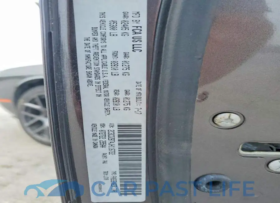 2C3CDZBT4JH116722# 12