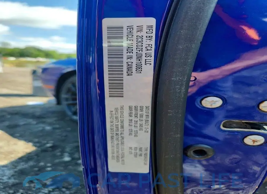 2C3CDZFJ0NH100631# 12