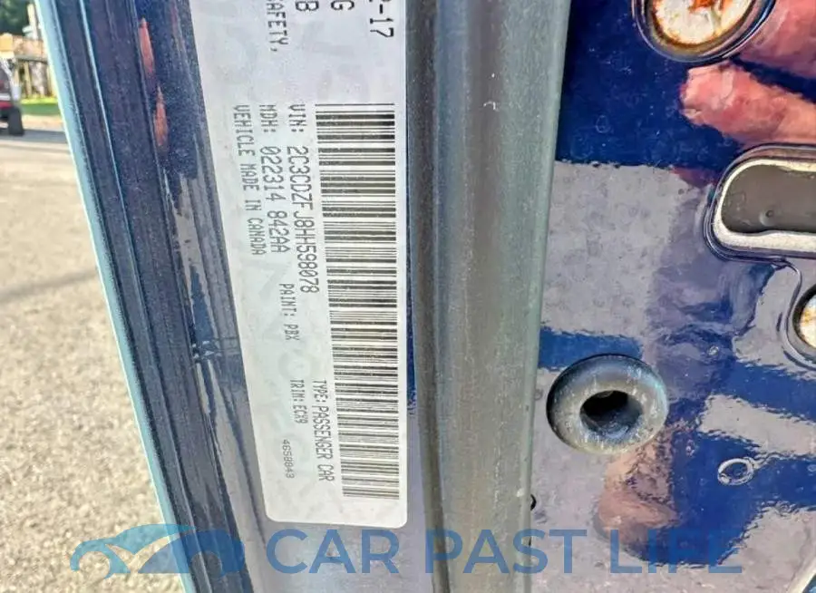 2C3CDZFJ8HH598078# 10