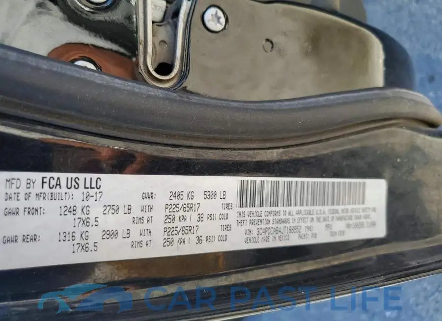 3C4PDCAB4JT188952# 12