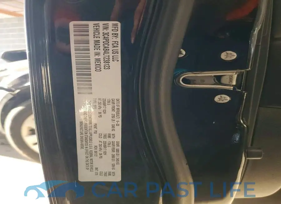 3C4PDCAB4LT238123# 12