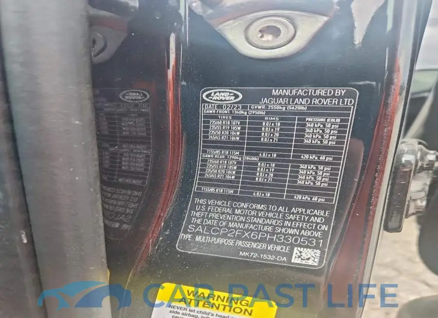 SALCP2FX6PH330531# 14