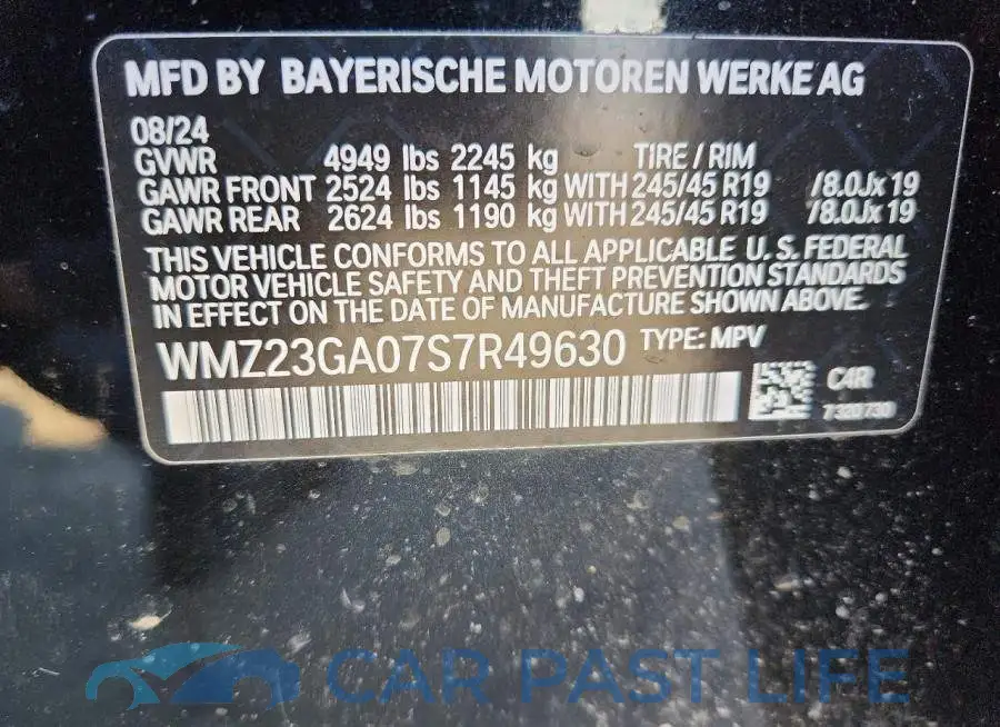 WMZ23GA07S7R49630# 13