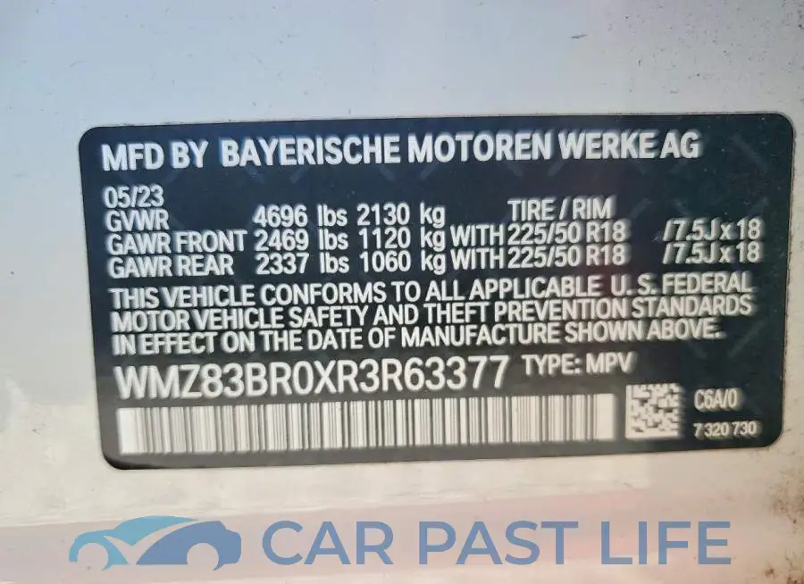 WMZ83BR0XR3R63377# 12
