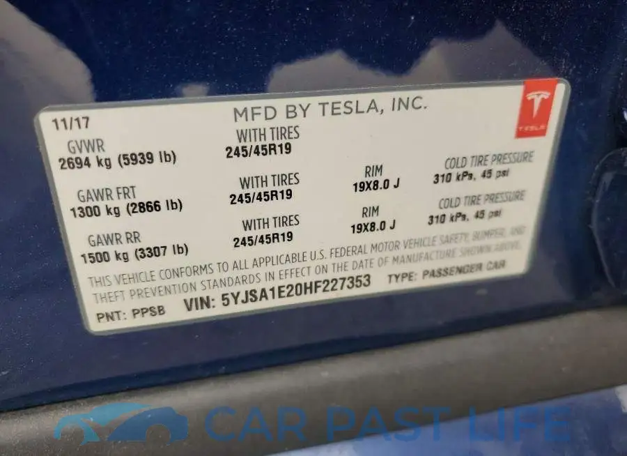 5YJSA1E20HF227353# 14