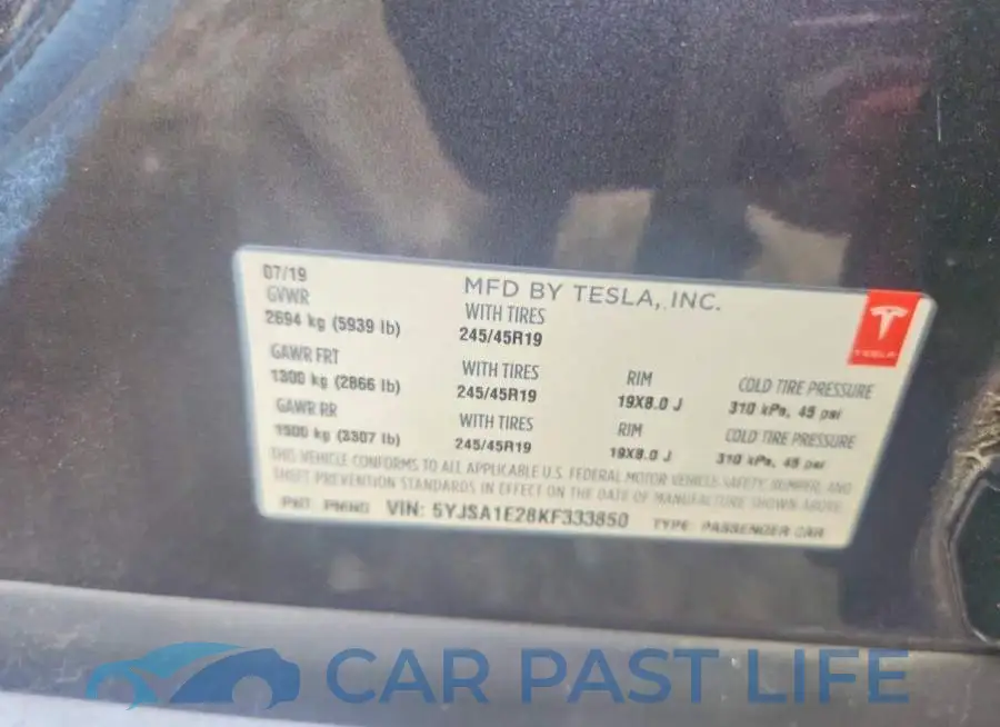 5YJSA1E28KF333850# 12