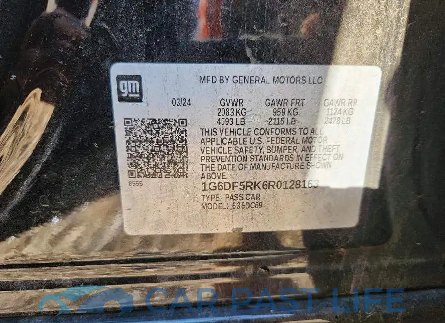 1G6DF5RK6R0128163# 12