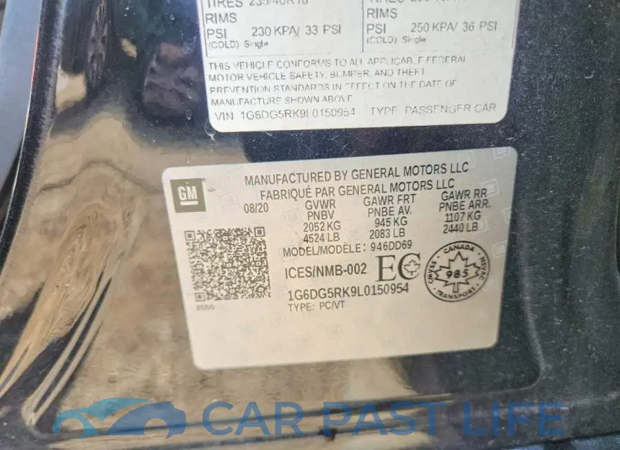 1G6DG5RK9L0150954# 12