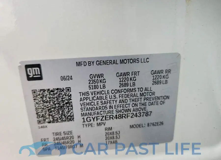 1GYFZER48RF243787# 14