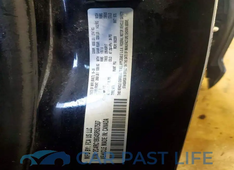 2C4RC1BG4SR507507# 13