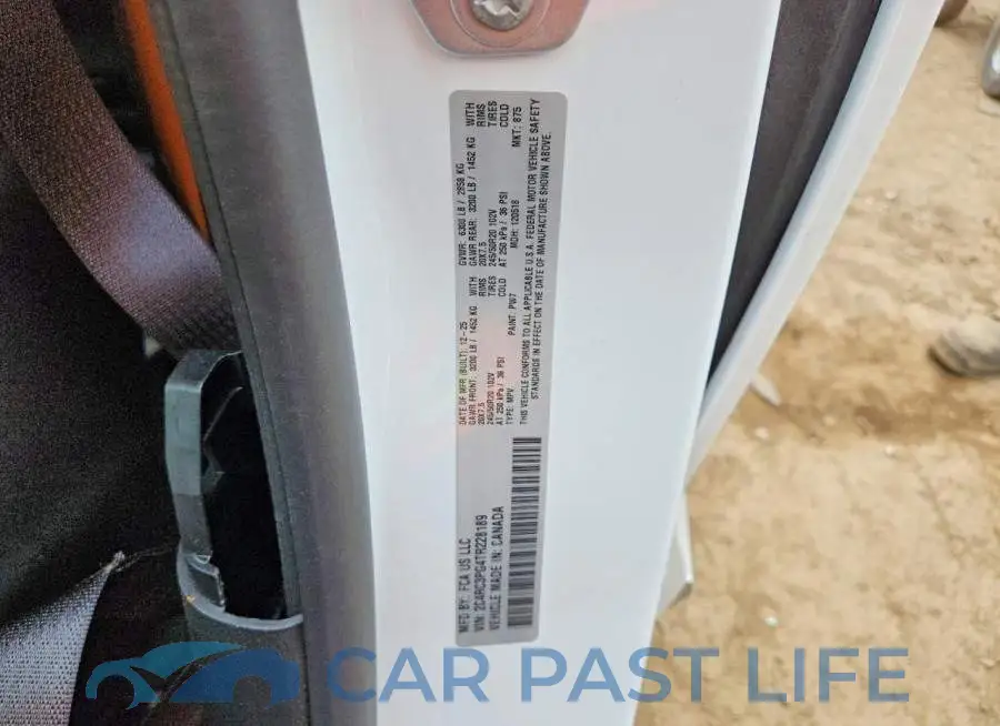 2C4RC3PG4TR228189# 14