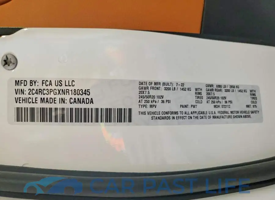 2C4RC3PGXNR180345# 13