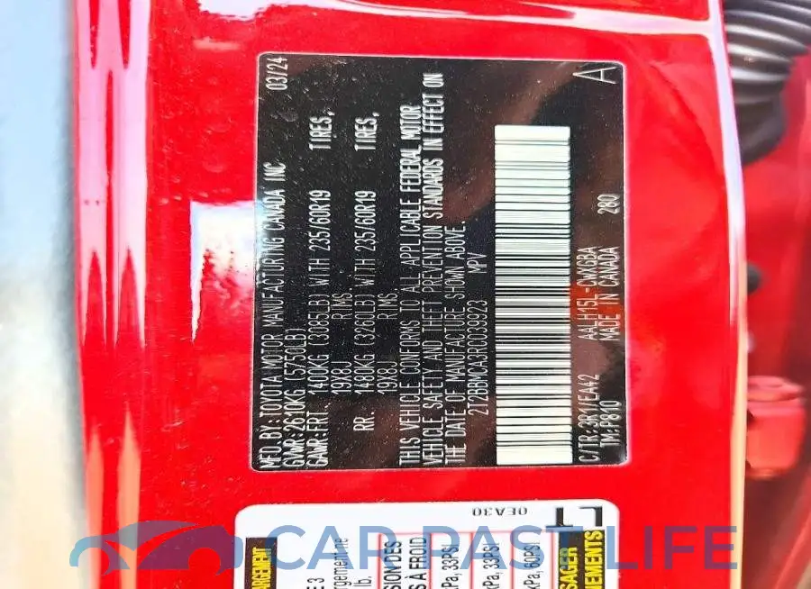 2T2BBMCA3RC039923# 14