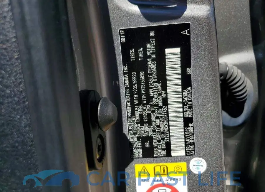 2T2ZZMCA3HC077452# 14