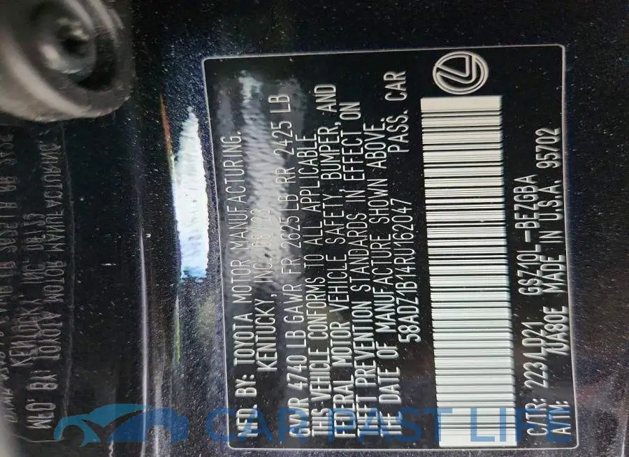 58ADZ1B14RU162047# 12