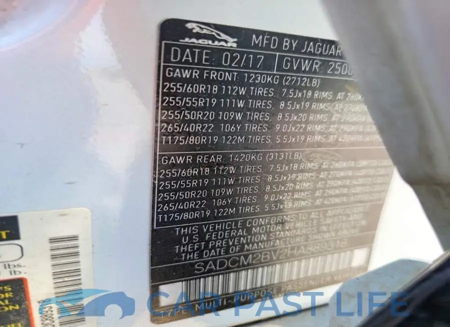 SADCM2BV2HA889318# 13