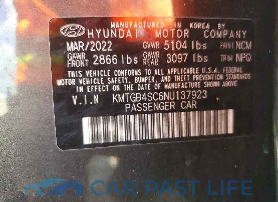 KMTGB4SC6NU137923# 13