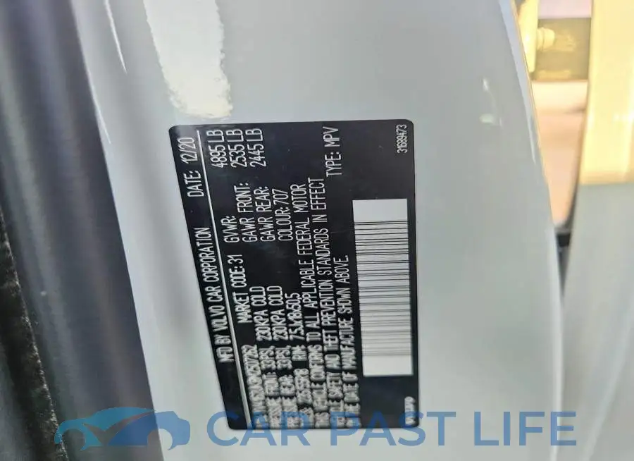 YV4162UK8M2507262# 12