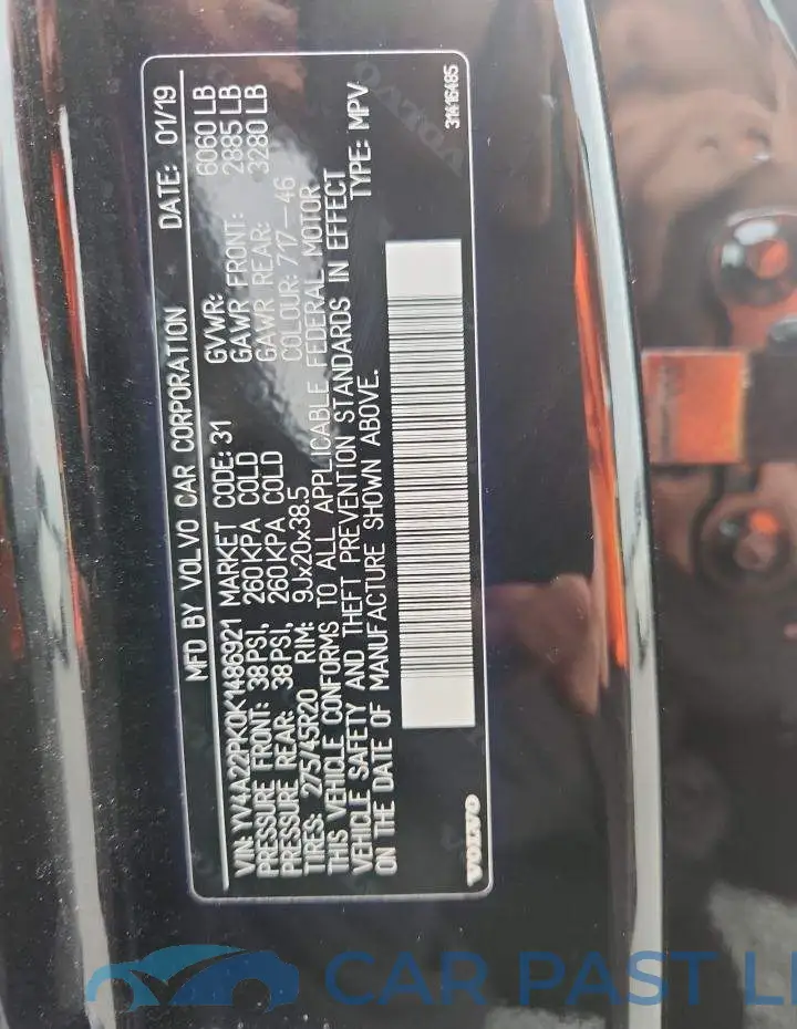 YV4A22PK0K1486921# 13