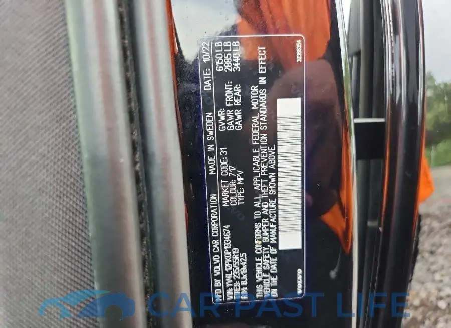 YV4L12PK0P1934674# 13