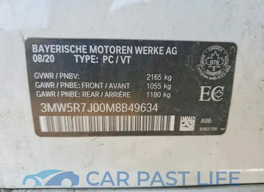 3MW5R7J00M8B49634# 12