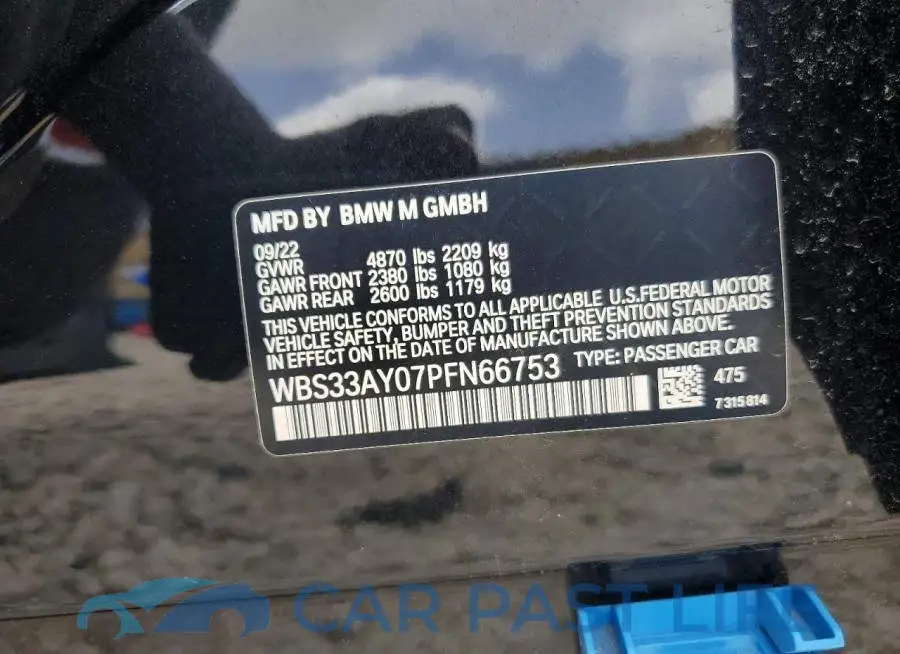 WBS33AY07PFN66753# 13