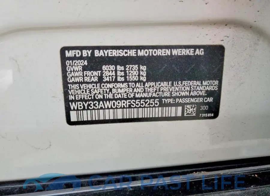 WBY33AW09RFS55255# 13