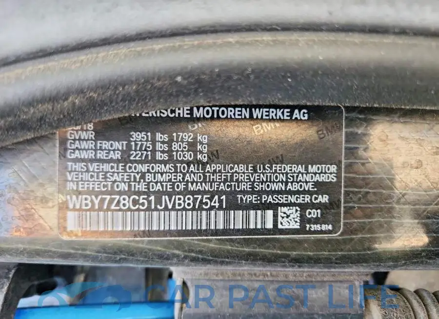 WBY7Z8C51JVB87541# 12
