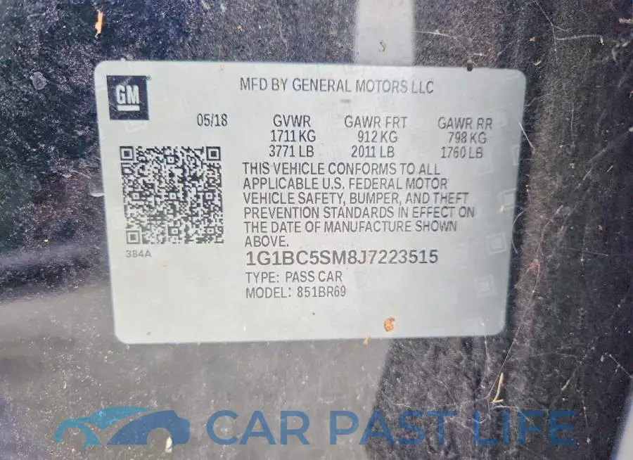 1G1BC5SM8J7223515# 12