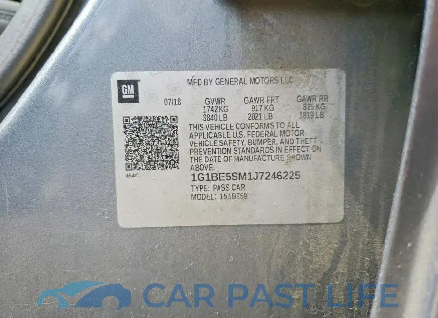 1G1BE5SM1J7246225# 12