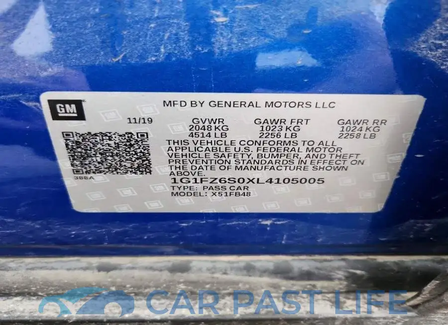 1G1FZ6S0XL4105005# 13