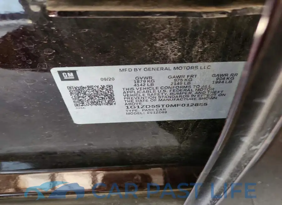 1G1ZD5ST0MF012855# 12