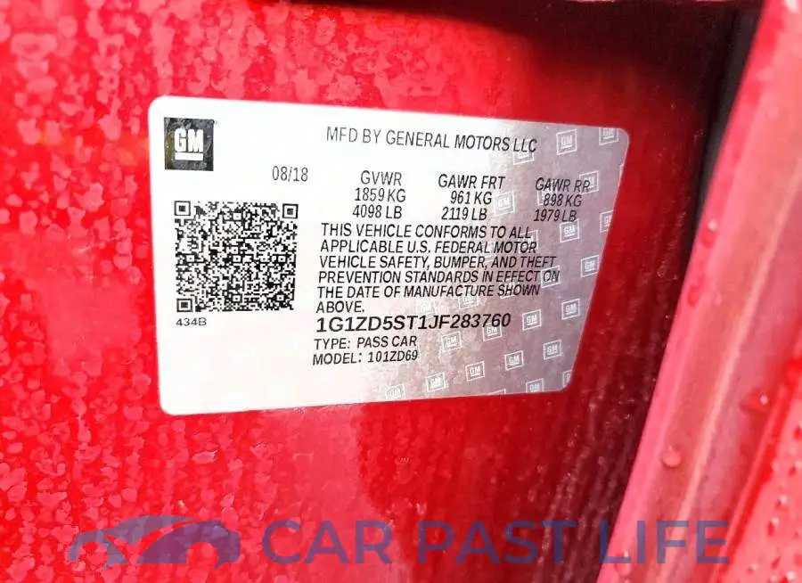 1G1ZD5ST1JF283760# 12