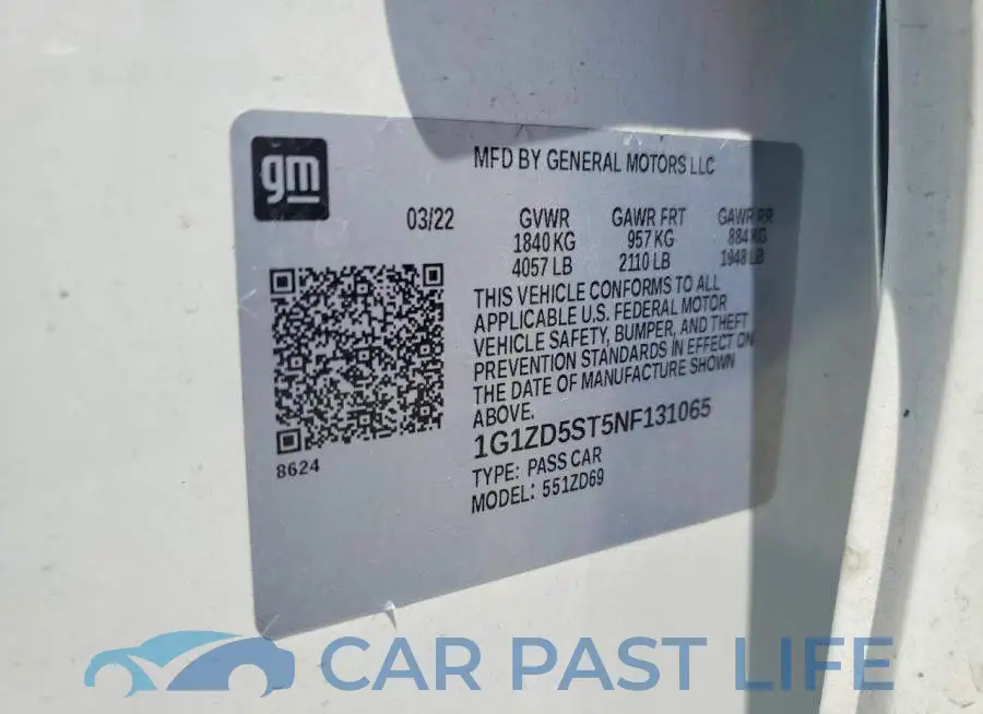 1G1ZD5ST5NF131065# 13