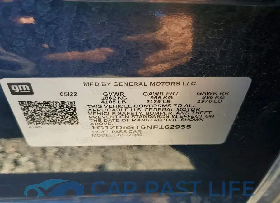 1G1ZD5ST6NF162955# 13