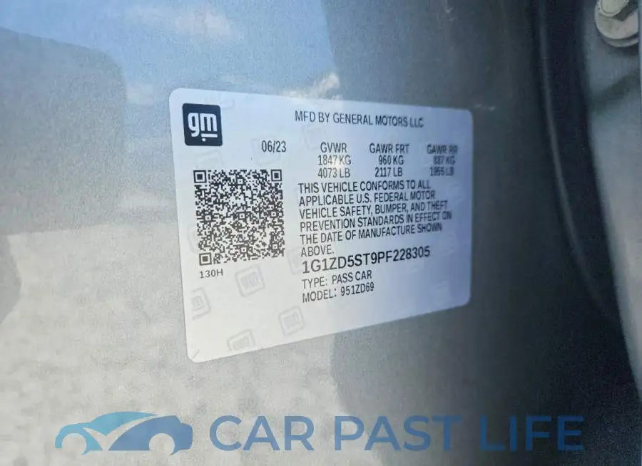 1G1ZD5ST9PF228305# 12