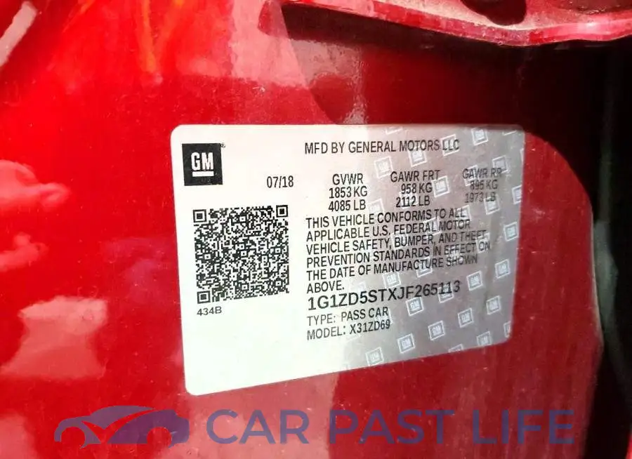 1G1ZD5STXJF265113# 12