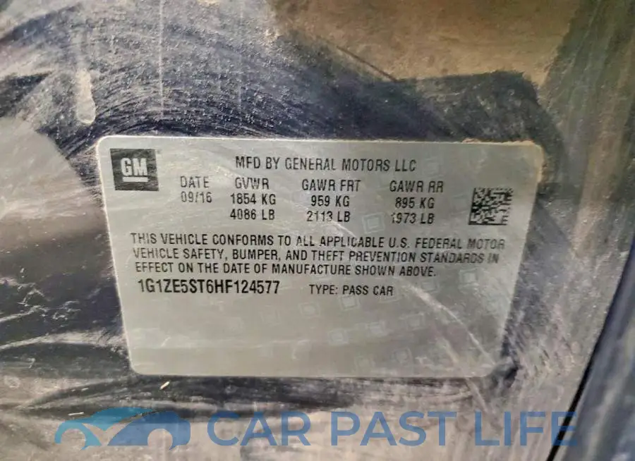 1G1ZE5ST6HF124577# 13