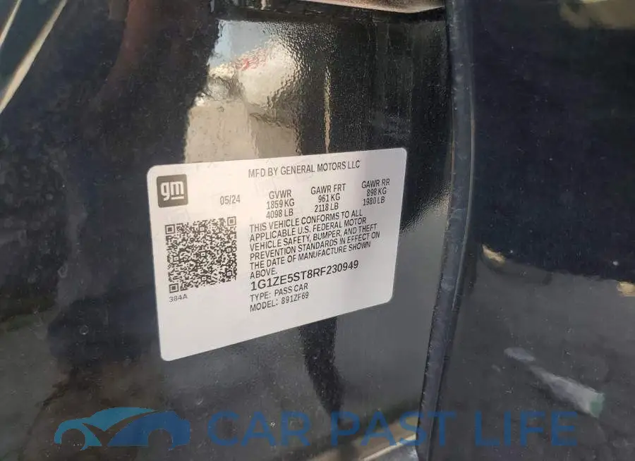 1G1ZE5ST8RF230949# 12
