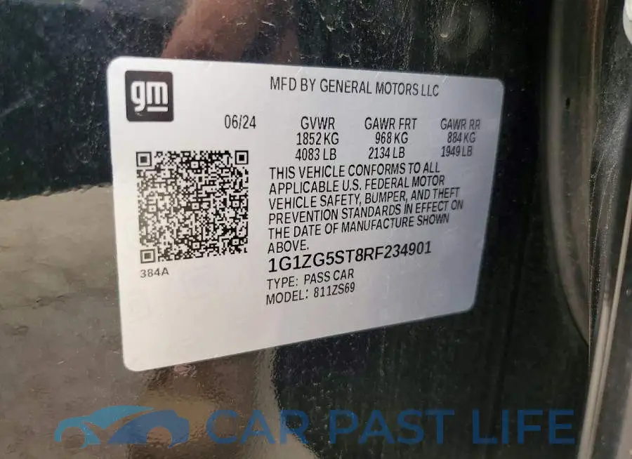 1G1ZG5ST8RF234901# 12