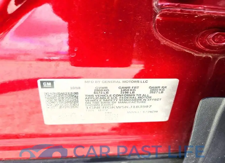 1GNERGKW5KJ183597# 13