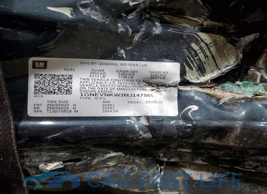 1GNEVNKW3MJ147569# 14