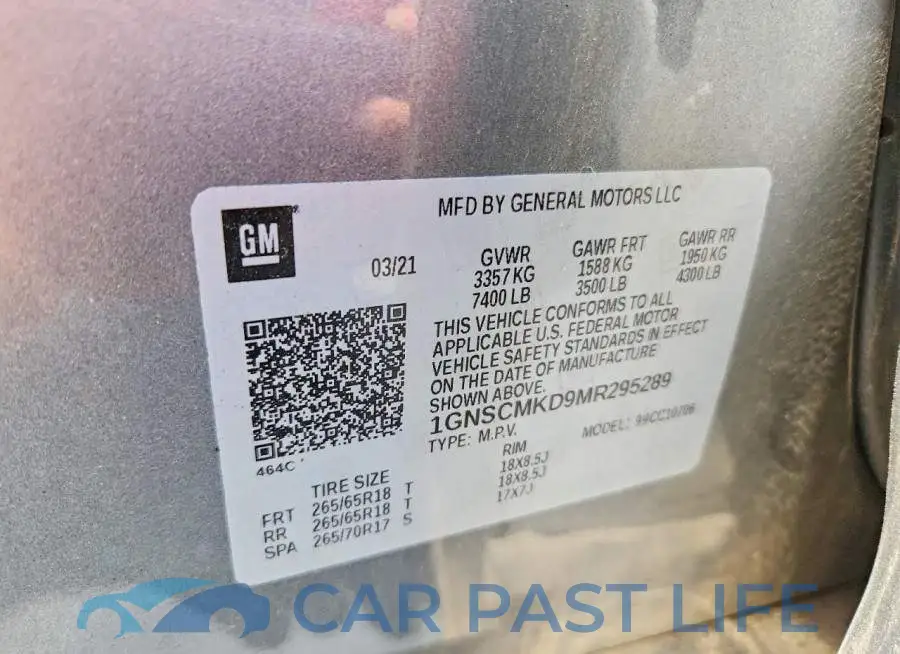 1GNSCMKD9MR295289# 13