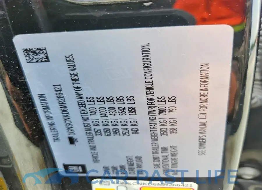 1GNSCNKD6MR266421# 13