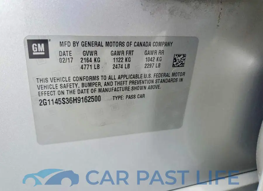 2G1145S36H9162500# 12