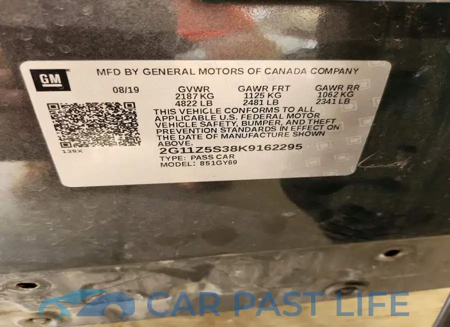 2G11Z5S38K9162295# 13