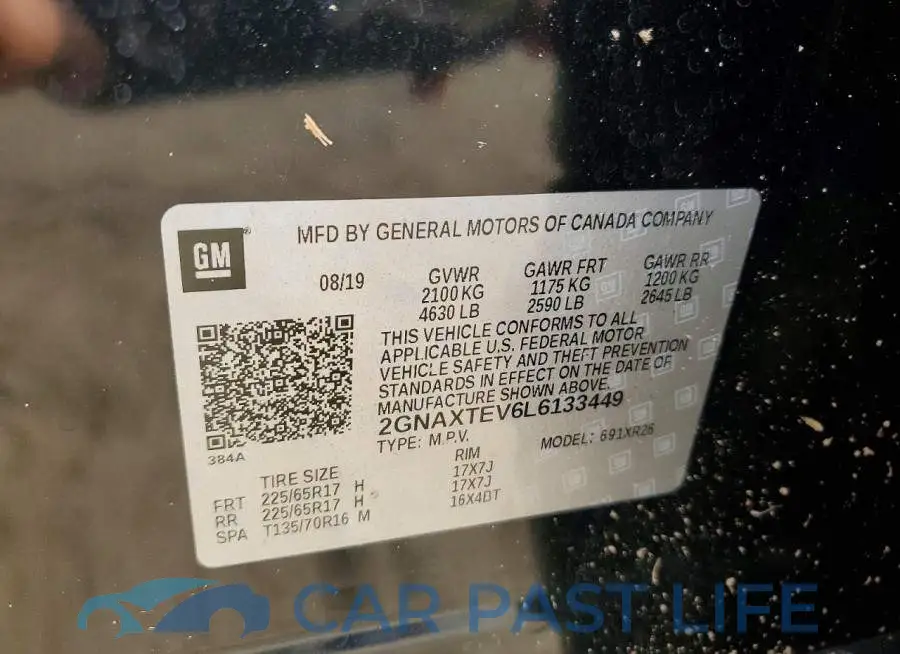 2GNAXTEV6L6133449# 13